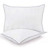 2-Pack: Royale Linens Gusseted Pillows Soft Hotel Quality
