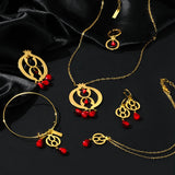 Pomegranate Gold Plated Necklace