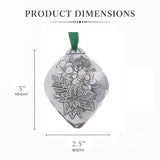 Christmas Botanicals Ornament Set- Mixed Metal