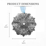 Star Spangled Snow Crystal 2026 Ornament (Aluminum)