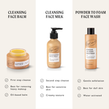 Powder To Foam Face Wash with Willow Bark + Papaya Enzymes