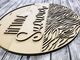 Hello Summer Sunglasses Door Hanger DIY Unfinished Kit