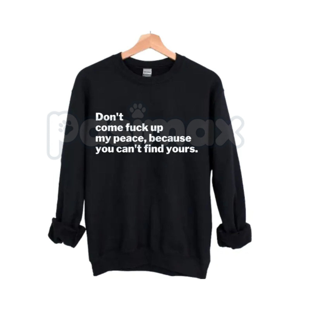 Protect My Peace Sweatshirt | Set Boundaries Mental Health Crewneck | Assertive Self-Care Jumper | Tranquility Statement Top