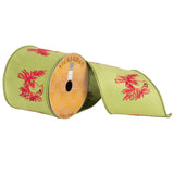 Vickerman 4 x 10yd Red Embroider Cardinal Q172147