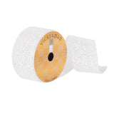 Vickerman 2.5x10Yd Silver Glitter Shimmer Dupion Q180941
