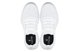 CALTO - QA061 - 2.4 Inches Taller (White/White Sole) - Lightweight Knitted Sneakers