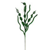 Vickerman 34 Green Multi Spiral Glitter Spray 4 per bag.