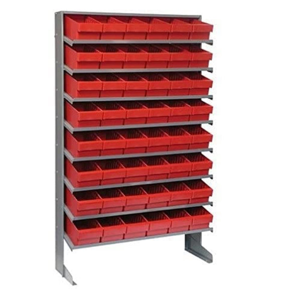 Pick Rack, Slopped, Single Sided, 12D X 36W X 63-1/2H, 400 Lbs. Capaci ...