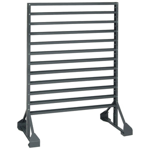 Rail Rack, Double Sided, 36L X 20W X 53H, 1500 Lbs Load Capacity, Includes: (12) Rails, Multiple Bin Configurations Available (B