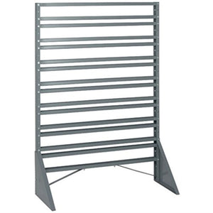 Rail Rack, Single Sided, 36L X 15W X 53H, 600 Lbs Load Capacity, Includes: (16) Rails, Multiple Bin Configurations Available (Bi