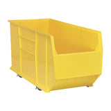 Hulk 36Container, Mobile, 35-7/8L X 16-1/2W X 20-1/2H, Stackable, Polypropylene, Yellow, Made In Usa