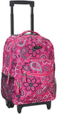 17 Inch ROLLING BACKPACK BANDANA