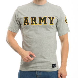 Applique Text T'S, Army, Grey, Xl
