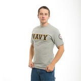 Applique Text T'S, Navy, Grey, Xl