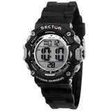 Sector Ex-32 Digital Black Polyurethane Strap Quartz R3251544001 100M MenS Watch