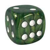 Role 4 Initiative D6 18Mm Emerald Dragon Shimmer W/White (12)