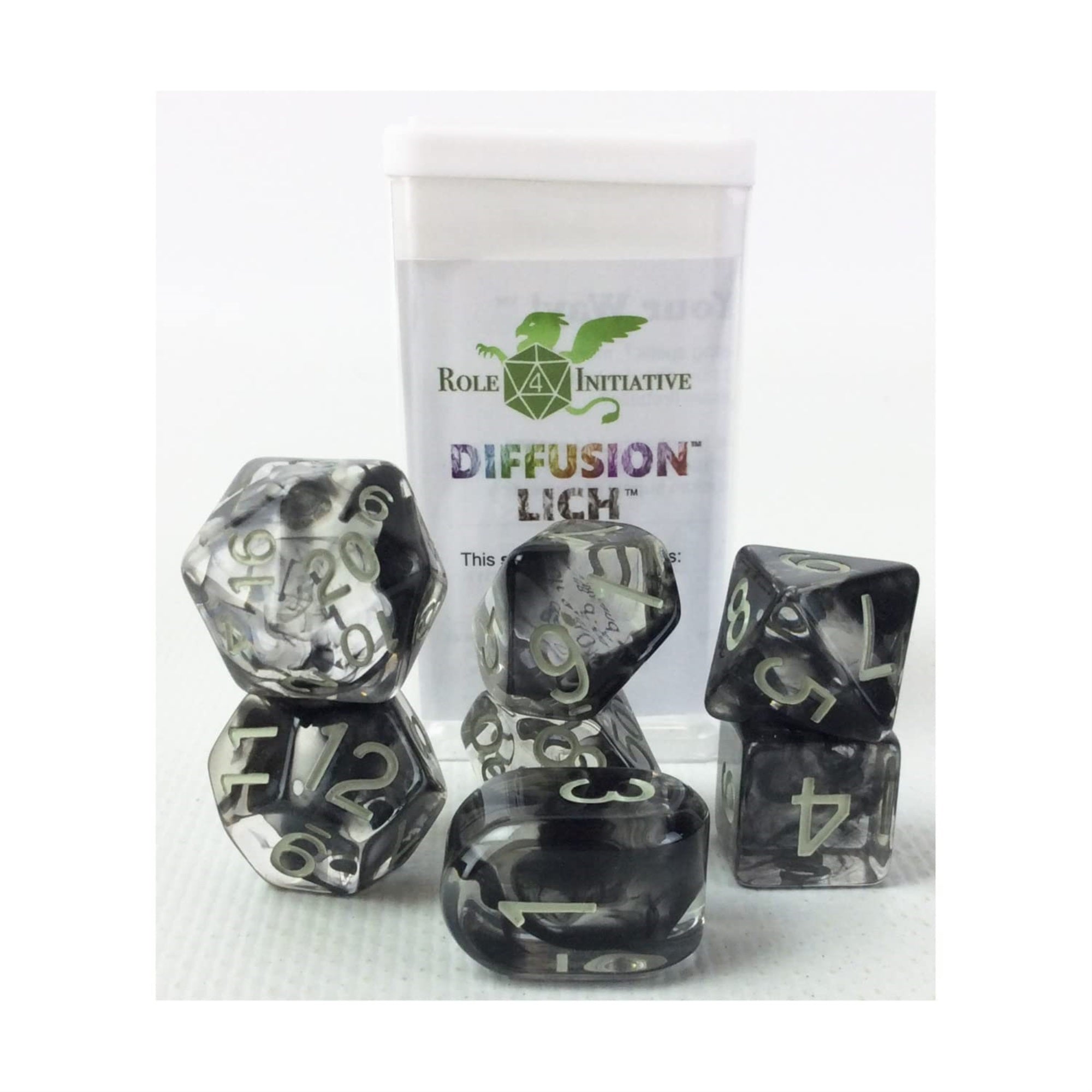 Role 4 Initiative R4I Dice W/ Arch'D4: Diffusion - Lich (7)