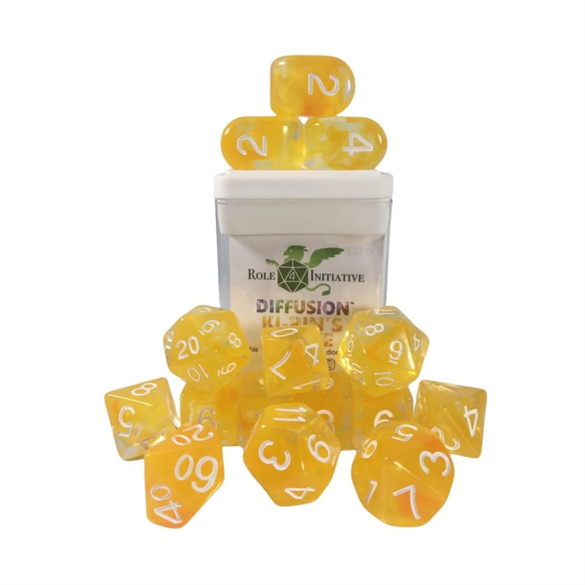 Role 4 Initiative Diffusion Poly Set - Ki-Rin'S Grace W/Numbers (15)