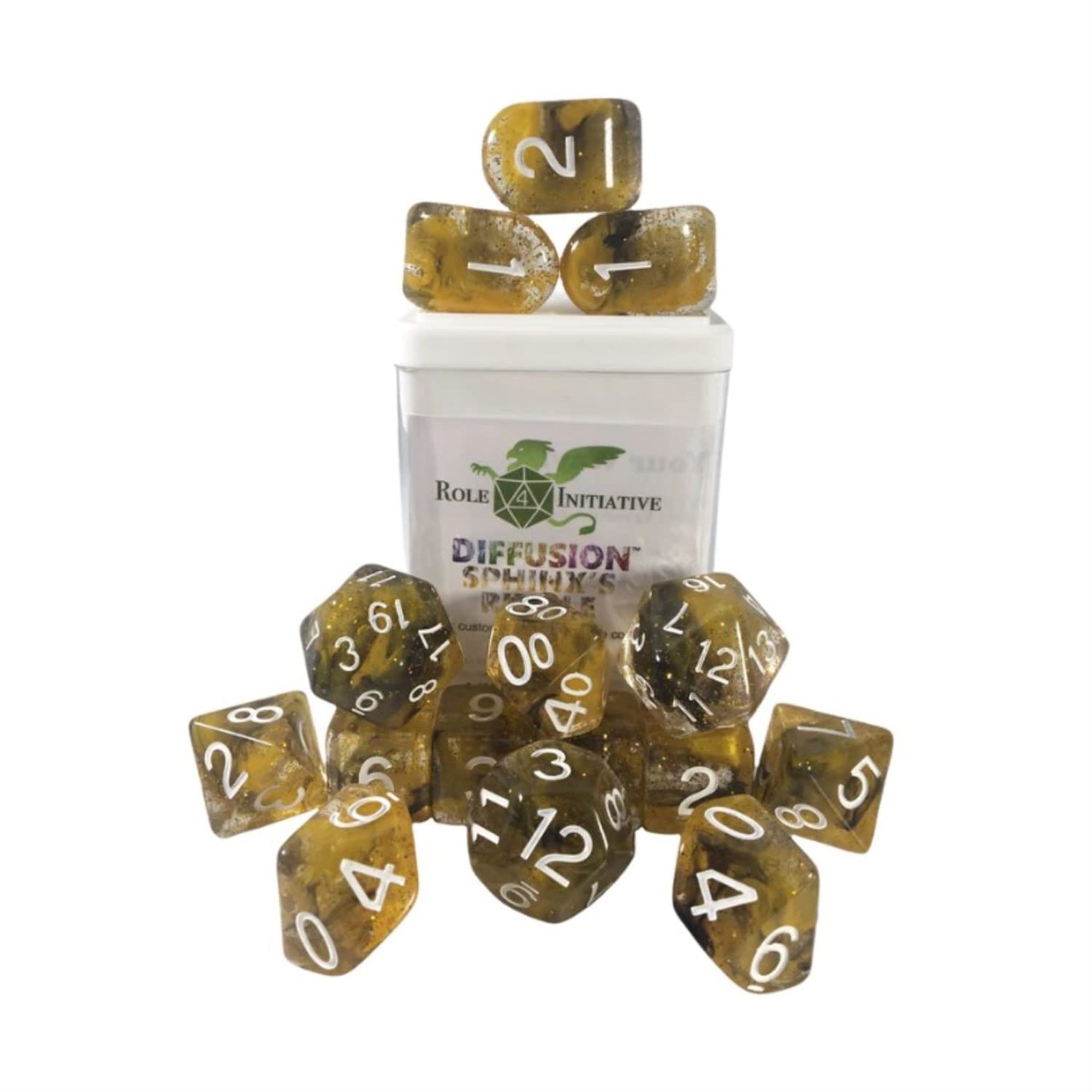 Role 4 Initiative Diffusion Poly Set - Sphinx'S Riddle W/Class Symbol (15)