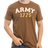 Long Beach, Applique T'S, Army, Brown S