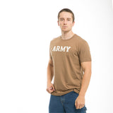 Oceanside,Applique T'S,Army, A Brown, 2X