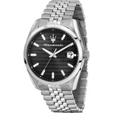 Maserati Attrazione Stainless Steel Black Dial Quartz R8853151026 MenS Watch
