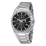 Maserati Velocita Chronograph Stainless Steel Black Dial Quartz R8873653004 100M MenS Watch