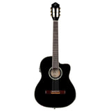Family Series Pro Solid Top Thinline Acoustic-Electric Nylon Classical Guitar With Bag