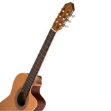 Traditional Series - Made In Spain Solid Top Thinline Acoustic-Electric Classical Guitar With Bag