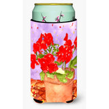 Flower - Geranium Tall Boy Beverage Insulator Beverage Insulator Hugger