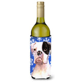 Cooper Winter Snowflakes Boxer Wine Bottle Beverage Insulator Beverage Insulator Hugger Rdr3003Literk
