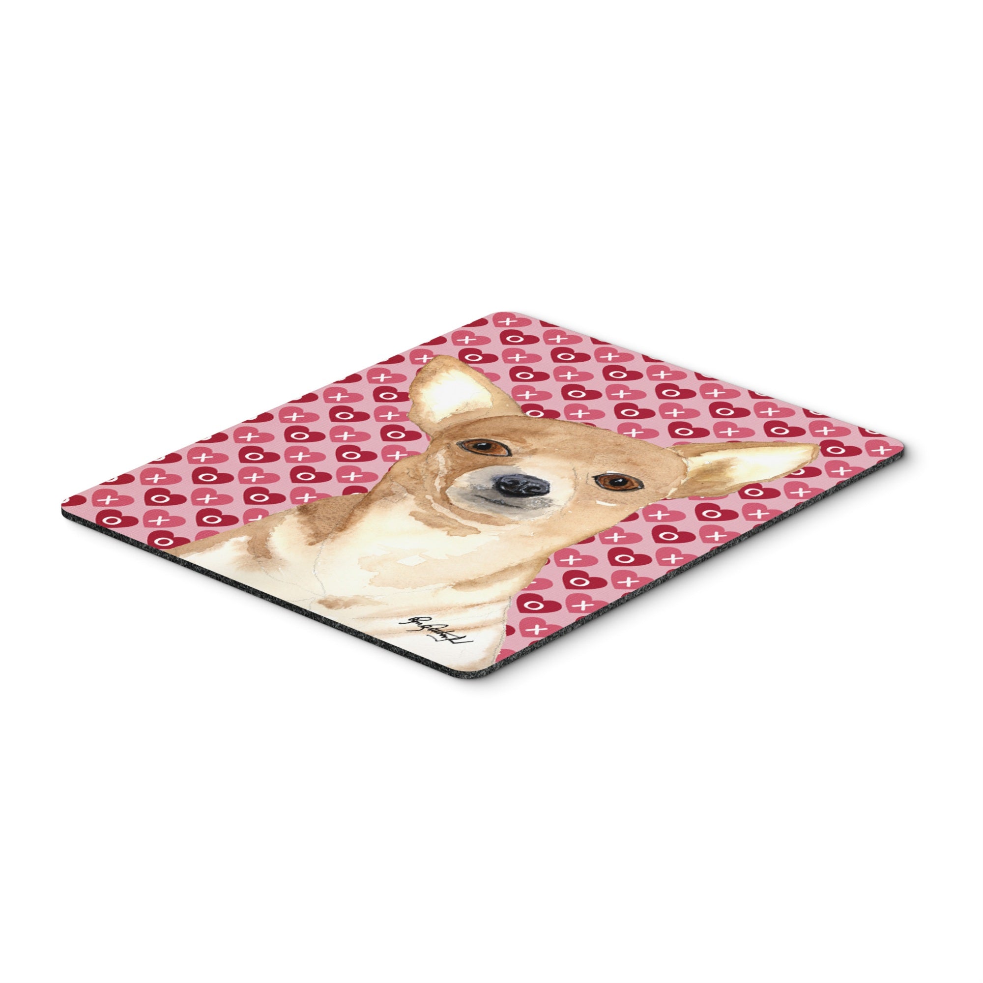Caroline'S Treasures Chihuahua Love & Hearts Mouse Pad/Hot Pad/Trivet (Rdr3014Mp)