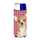 Chihuahua Love And Hearts Ultra Beverage Insulators For Slim Cans Rdr3014Muk