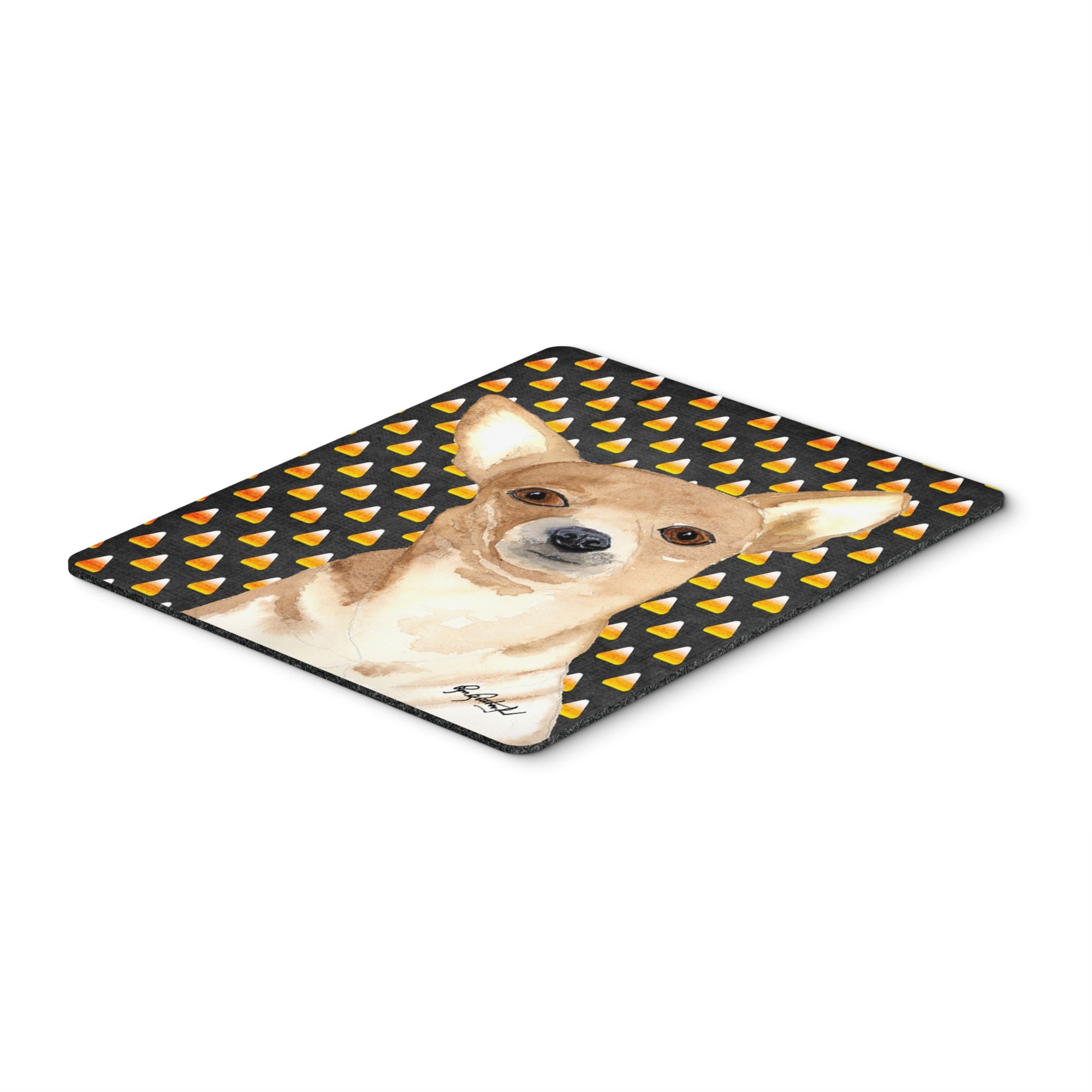 Caroline'S Treasures Candy Corn Chihuahua Halloween Mouse Pad/Hot Pad/Trivet (Rdr3016Mp)