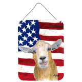 Caroline'S Treasures Usa American Goat Aluminium Metal Wall Or Door Hanging Prints, 16 X 12