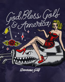 God Bless America Bomber Jacket - Navy