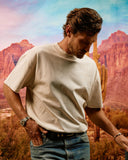 Faded Skull Caddie Tee - Faded Bone