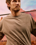 Faded Skull Caddie Tee - Faded Mushroom