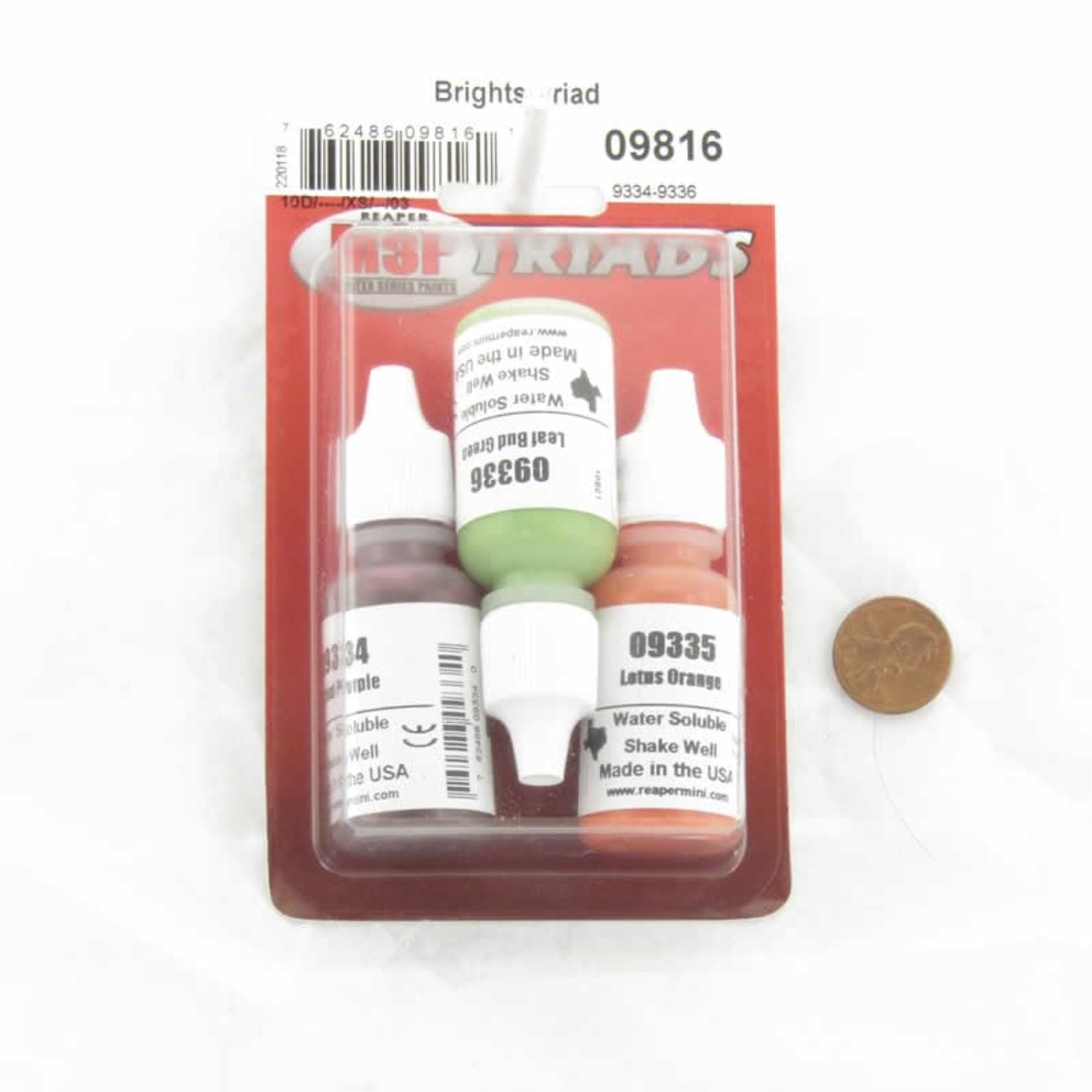 Reaper Exotics Triad Acrylic Master Series Hobby Paint Dropper Bottles Miniatures