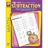 Subtraction Easy Timed Math Drills Book