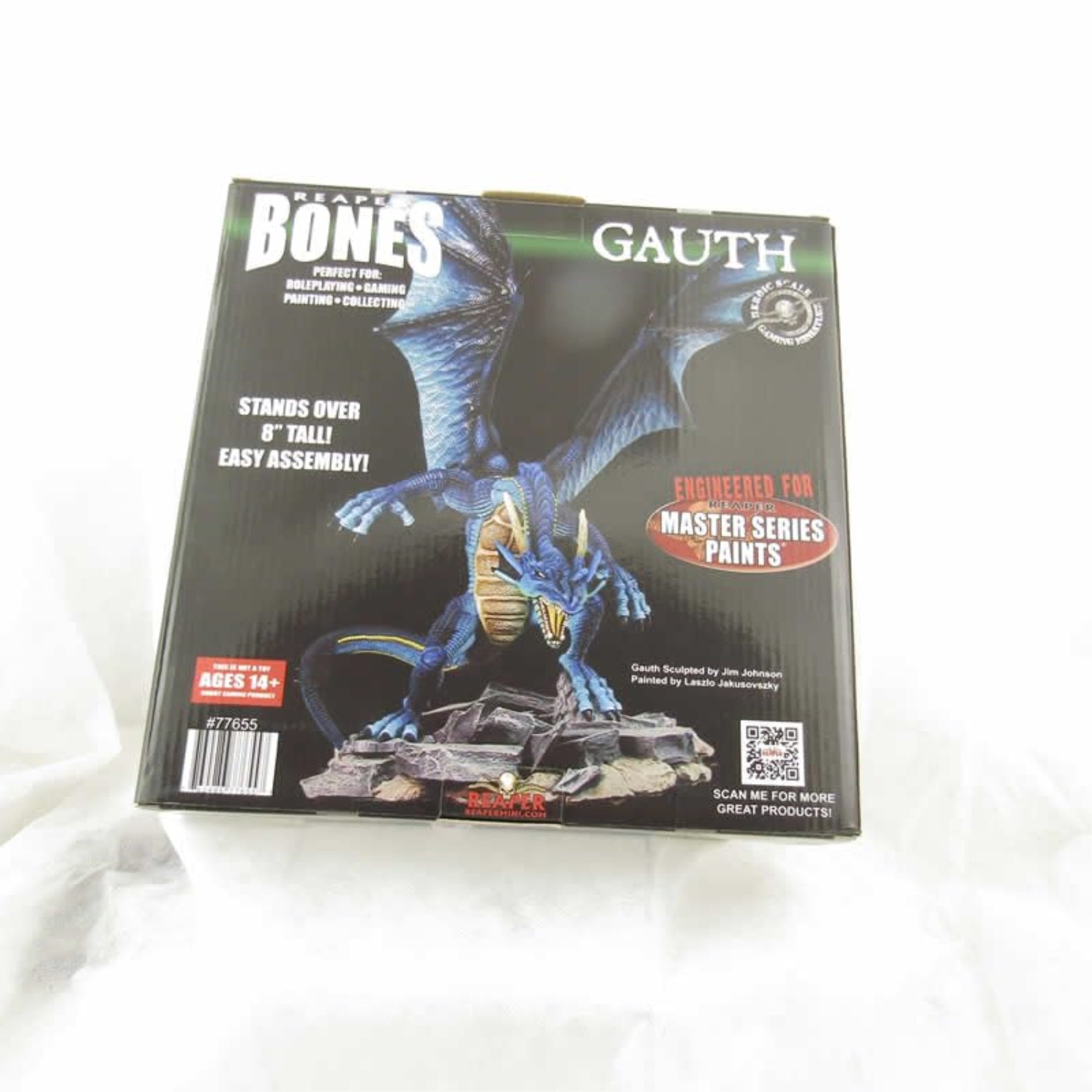 Reaper Gauth Dragon Miniature 25Mm Heroic Scale Figure Dark Heaven Bones Miniatures