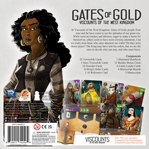 Renegade Game Studios Viscounts Of The West Kingdom: Gates Of Gold Expansion - Strategy Board Game, Ages 14+