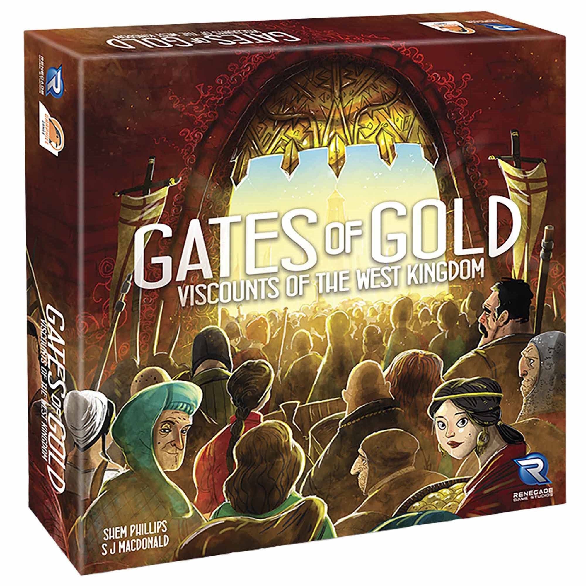 Renegade Game Studios Viscounts Of The West Kingdom: Gates Of Gold Expansion - Strategy Board Game, Ages 14+