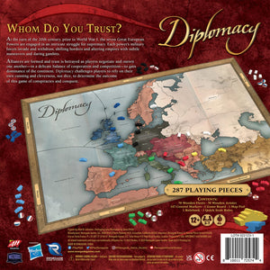 Renegade Game Studios Diplomacy - Renegade, Europe 20Th Century Strategy Board Game Of Alliances & Betrayal, Ages 12+, 2-7 Playe