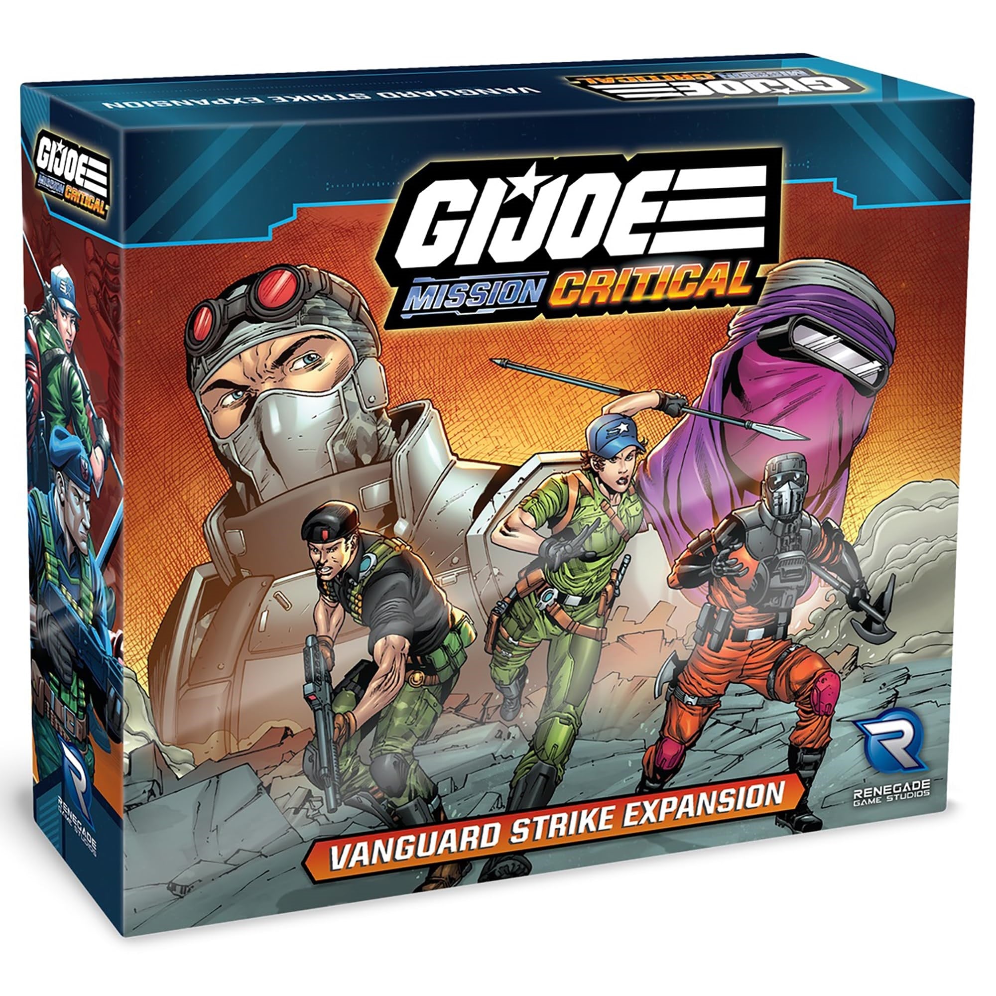 G.I. Joe Mission Critical: Vanguard Strike Expansion - Rpg Cooperative Miniatures Boardgame, New Heroes, Nemesis & More, Ages 14