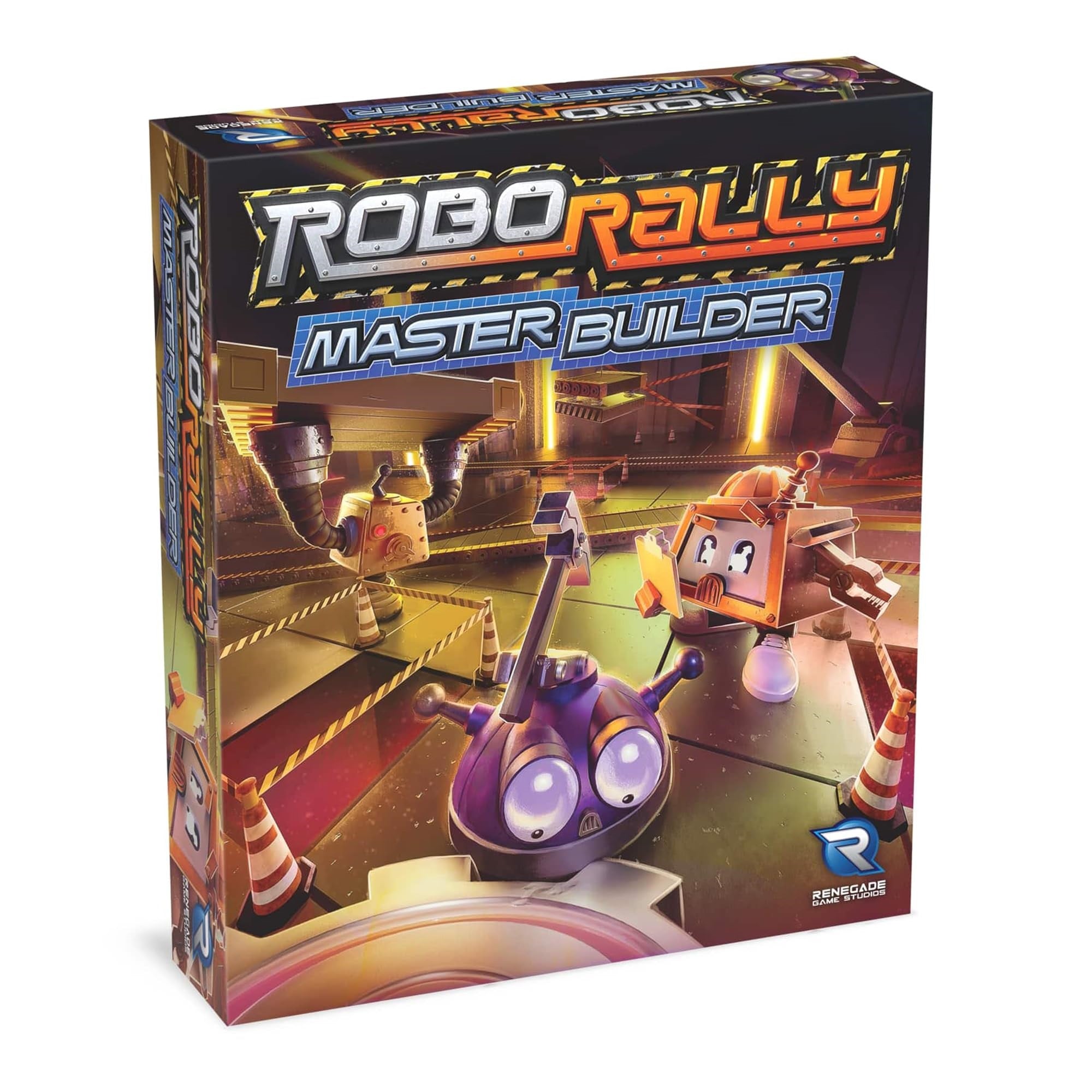 Renegade Game Studios: Robo Rally - Master Builder Expansion - Strategy Programmed Movement Board Game, New Grids, Ages 12+, 2-6