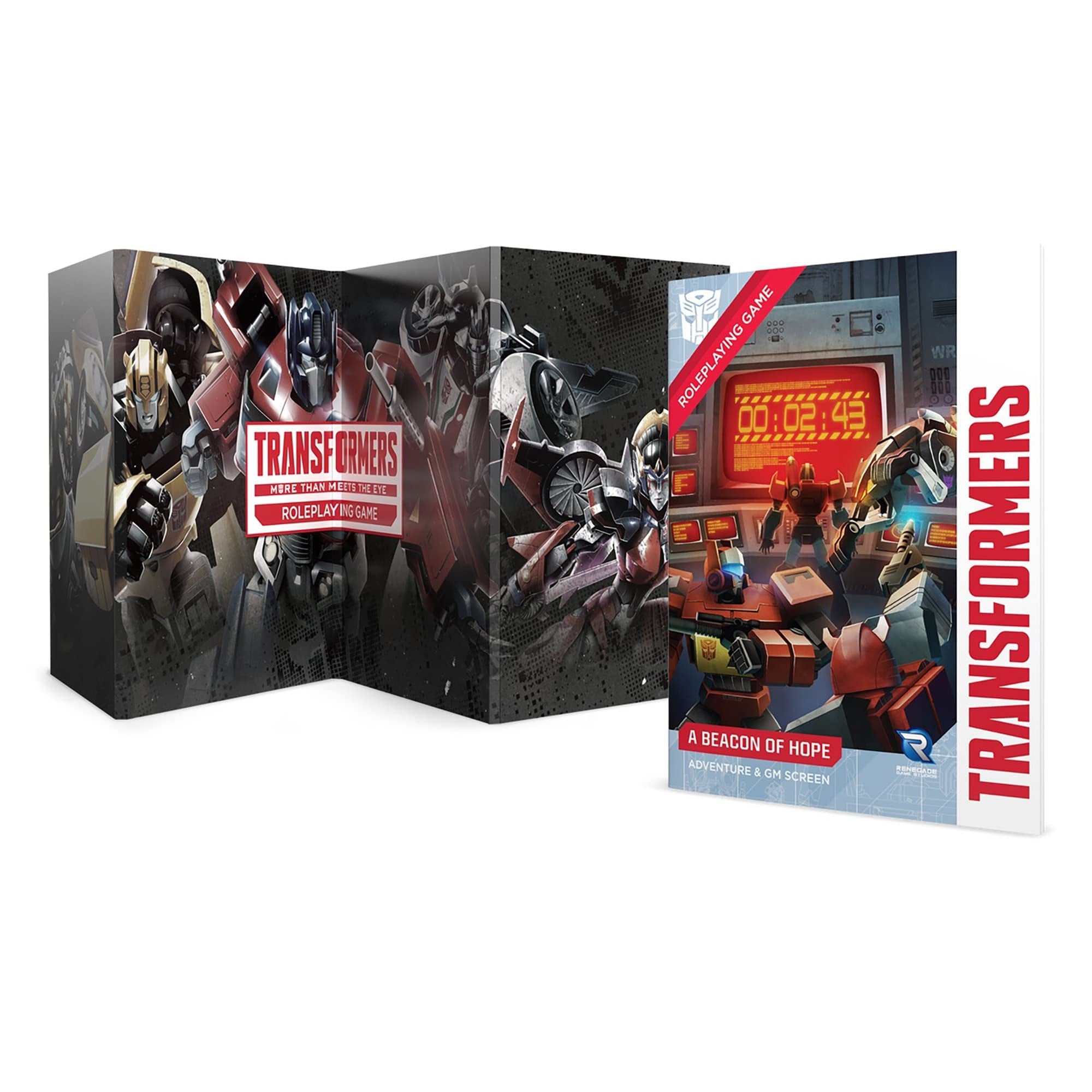 Transformers Roleplaying Game: Beacon Of Hope Adventure & Gm Screen - Expansion Adventure For 1St - 2Nd Level Players, Includes