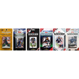 Mls New England Revolution 6 Different Licensed Trading Card Team Sets