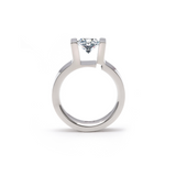 RG074W B.Tiff Tension 1 ct Round Solitaire Engagement Ring