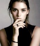 RG600B B.Tiff Black Simplicity 6mm Stacking Plain Ring